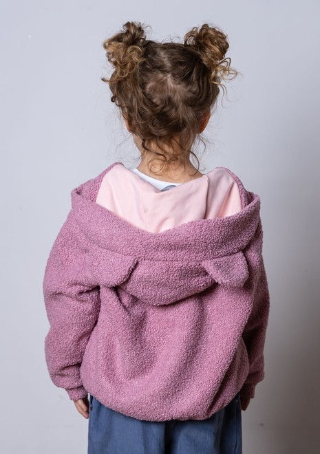 Куртка тедди (пудровый)