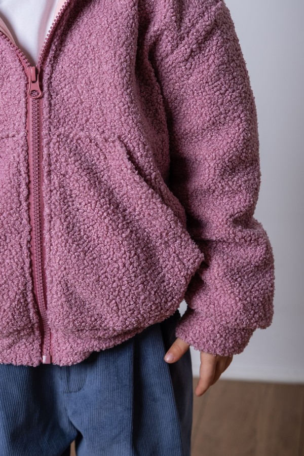 Куртка тедди (пудровый)